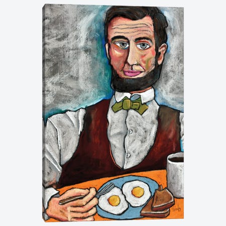 Two Eggs Canvas Print #DHD366} by David Hinds Art Print