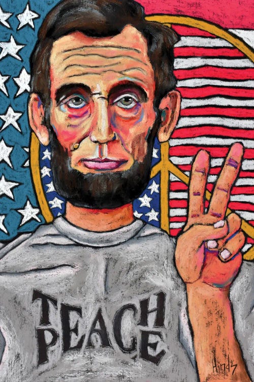Teach Peace by David Hinds wall art