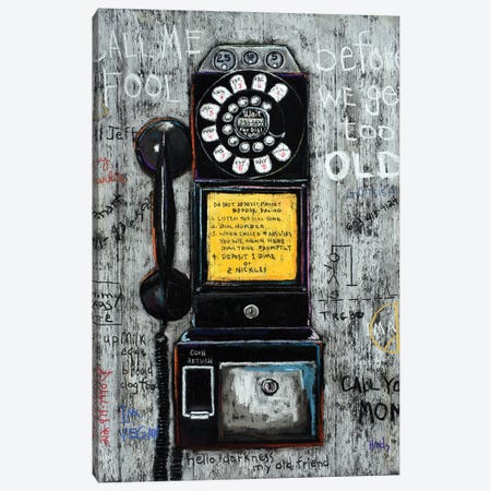Call Jeff Canvas Print #DHD37} by David Hinds Canvas Artwork