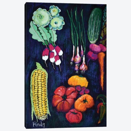 Garden Bounty Canvas Print #DHD408} by David Hinds Canvas Art Print