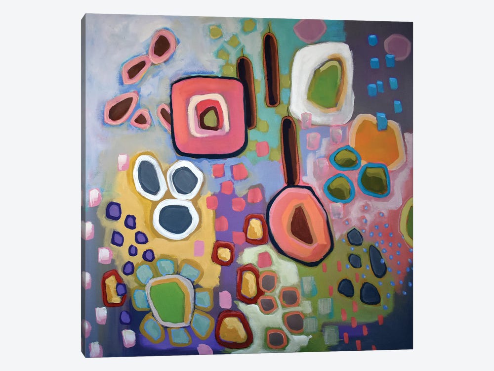 Square Pegs And Round Holes by David Hinds 1-piece Canvas Wall Art