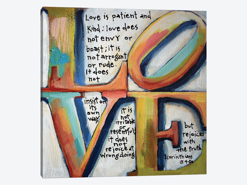 The Meaning Of Love by David Hinds 1-piece Canvas Art Print