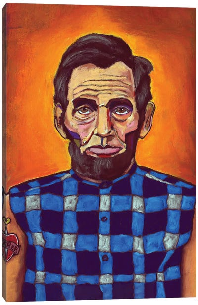 Lincoln's Mother Tattoo Canvas Art Print - Abraham Lincoln