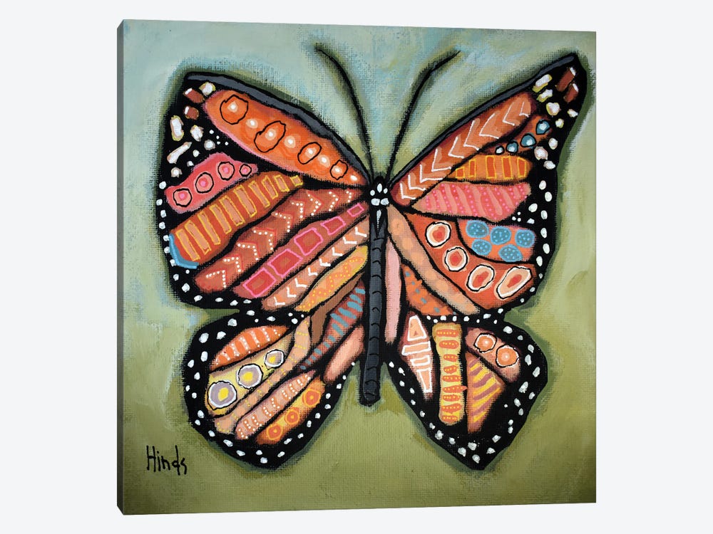 Abstract Monarch Butterfly by David Hinds 1-piece Art Print