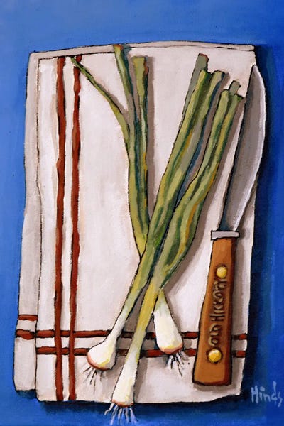 Giclee Features: Green Onions by David Hinds