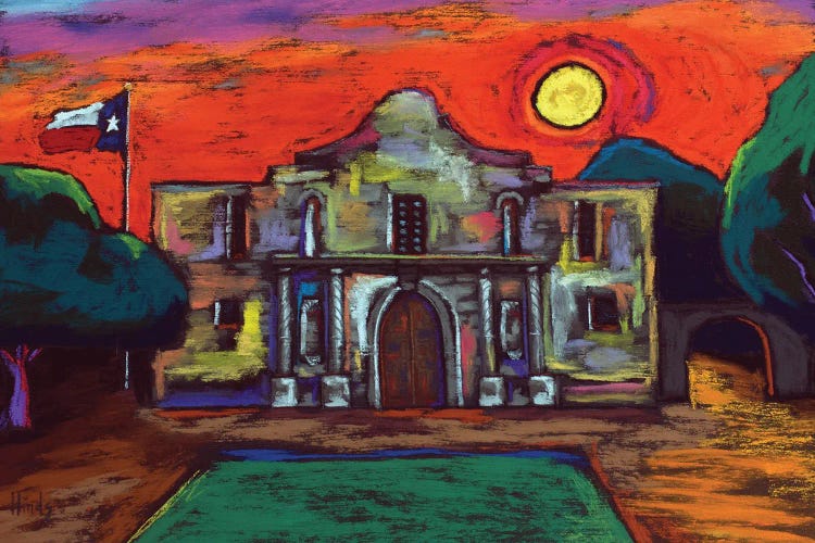 Remembering The Alamo by David Hinds wall art