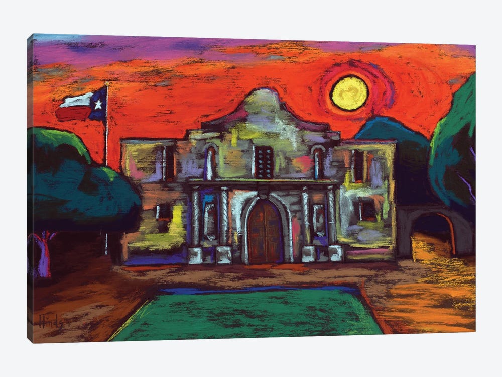 Remembering The Alamo by David Hinds 1-piece Canvas Art Print