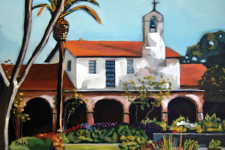 Mission San Juan Capistrano II by David Hinds wall art