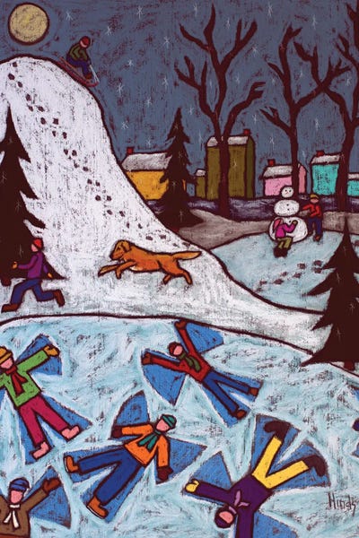 Snowscapes: Fun In The Snow by David Hinds