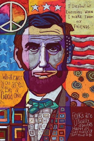 Peace Signs: Abraham Lincoln Sectional by David Hinds