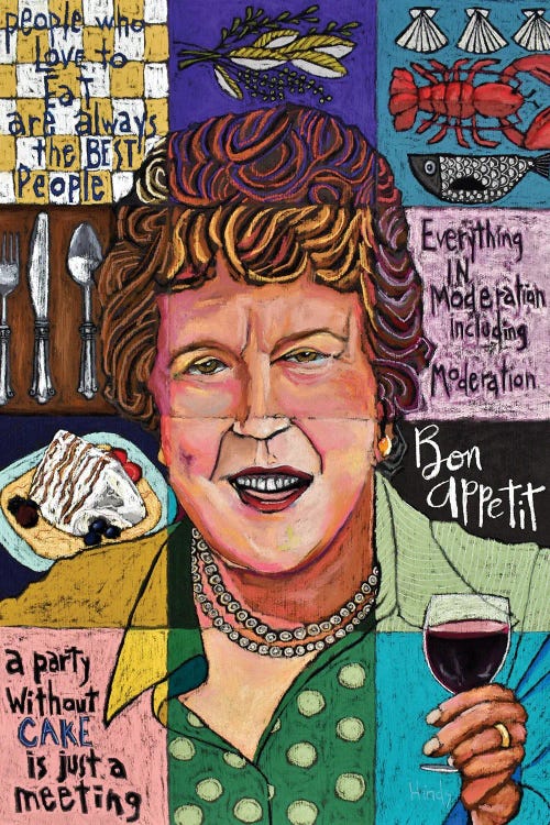 Julia Child Collage