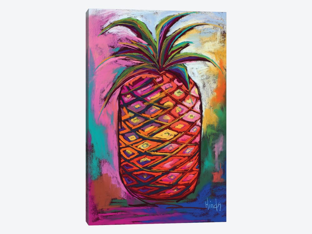 Pineapple by David Hinds 1-piece Canvas Art Print