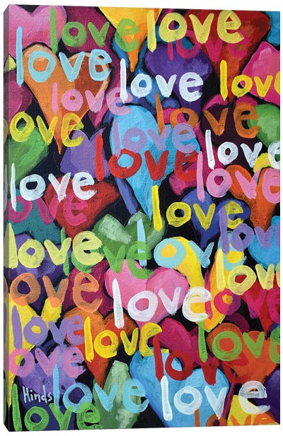 Love Canvas Art Print - David Hinds