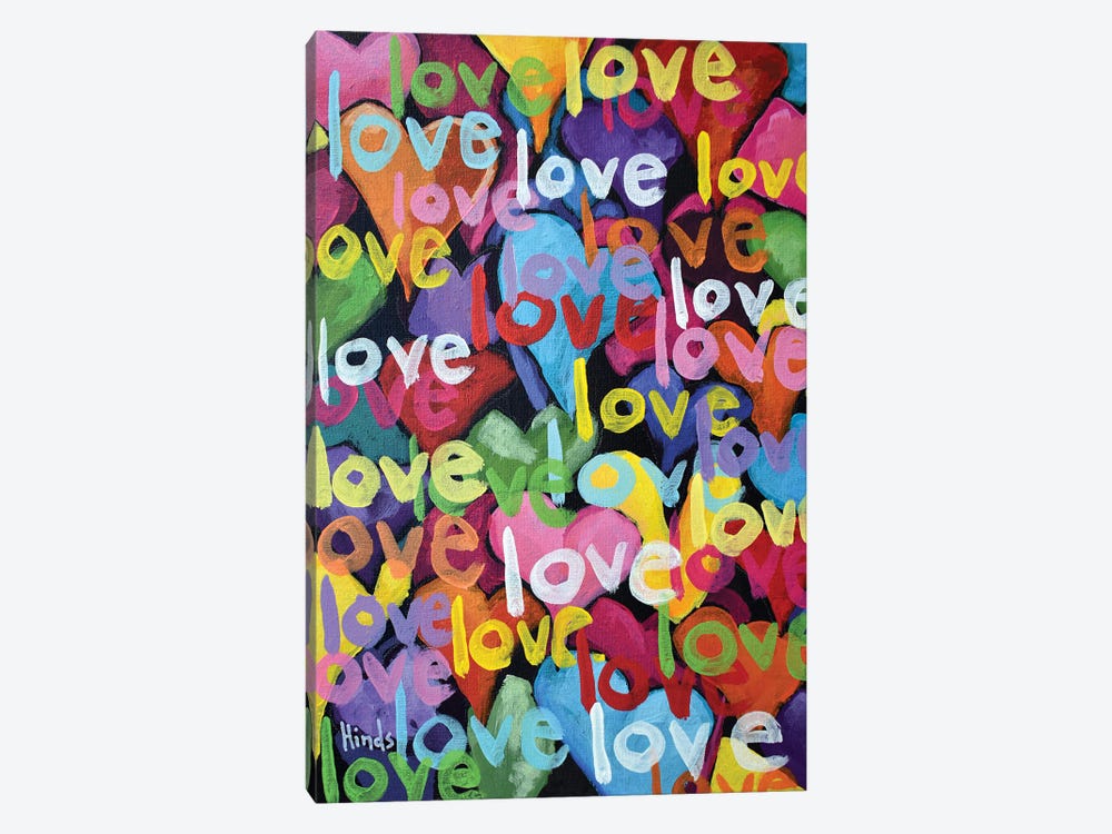 Love by David Hinds 1-piece Canvas Art