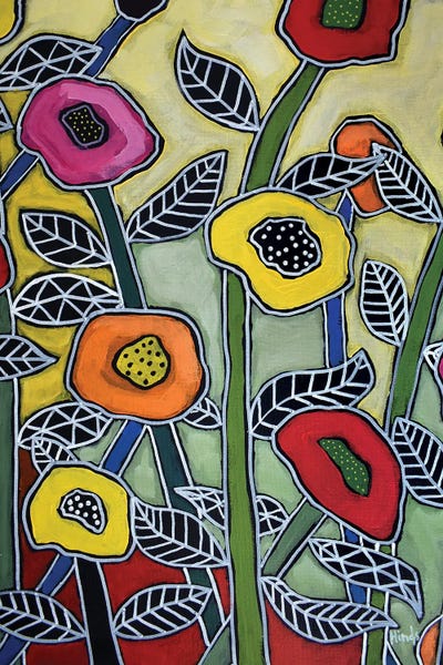 Bohemian Décor: Flower Mosaic by David Hinds