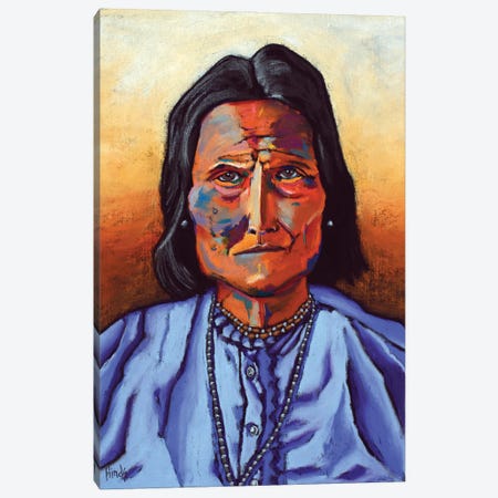 Geronimo Canvas Print #DHD62} by David Hinds Canvas Art