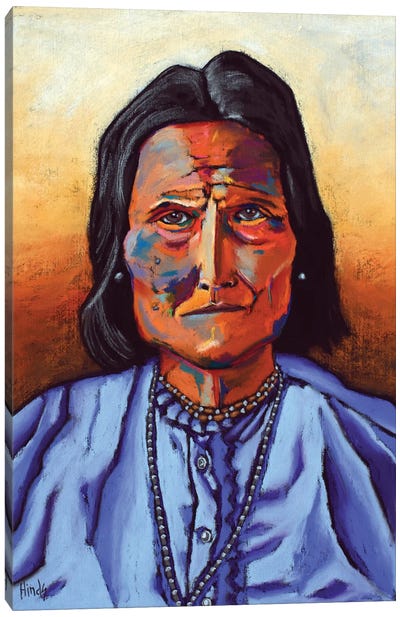 Geronimo Canvas Art Print - David Hinds