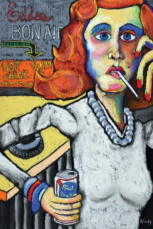 Hot Chick by David Hinds wall art