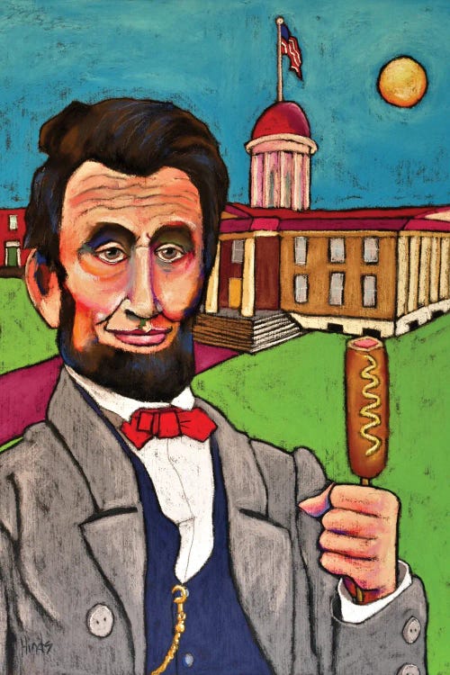 Lincoln At The Capitol by David Hinds wall art