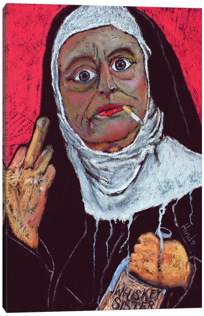 Sister Sara Canvas Art Print - Religious Figure Art