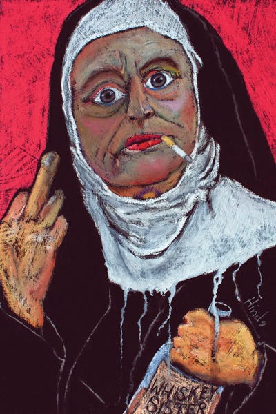 Smoking: Sister Sara by David Hinds