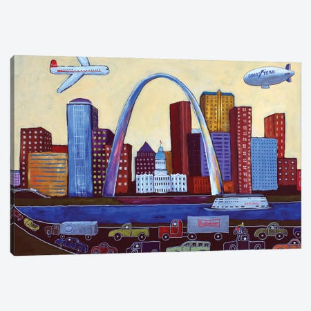 The Lou Canvas Print #DHD69} by David Hinds Canvas Artwork
