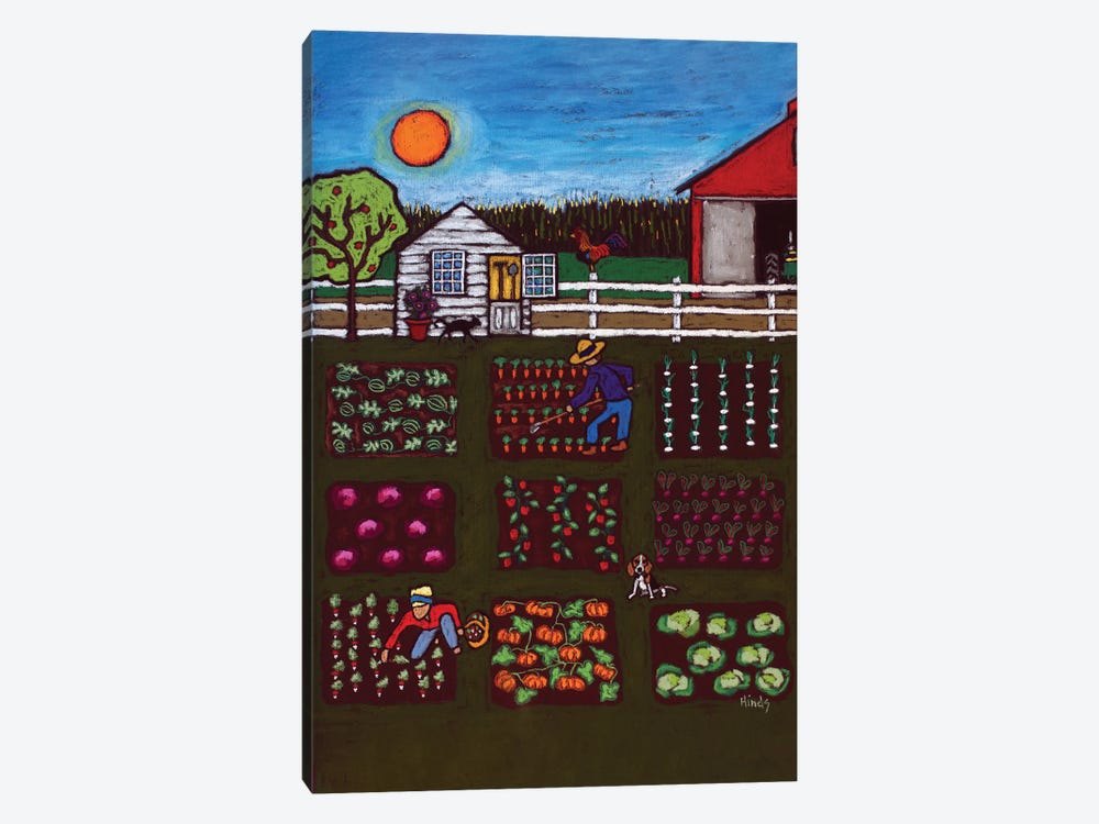 The Vegetable Patch by David Hinds 1-piece Canvas Wall Art