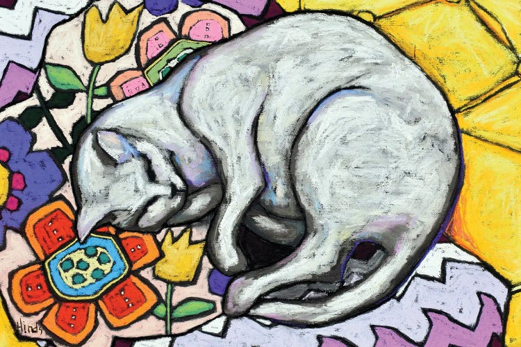 Cat Nap by David Hinds wall art