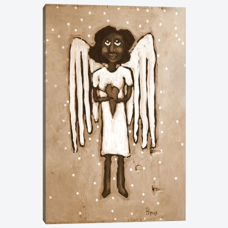 Guardian Angel VII - Sepia Canvas Print #DHD74} by David Hinds Canvas Artwork