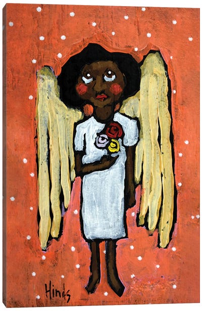 Guardian Angel VIII Canvas Art Print - Christmas Angel Art