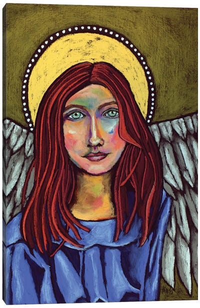 Angelic Presence Canvas Art Print - Christmas Angel Art