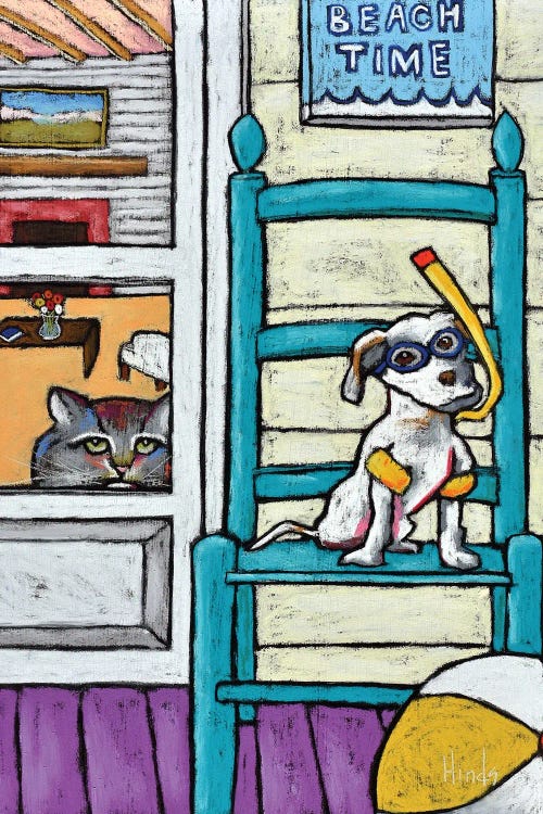 Beach Time by David Hinds wall art