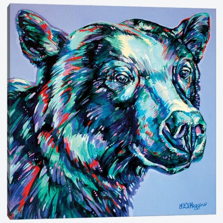 Mauve Bear Canvas Print #DHG118} by Derrick Higgins Canvas Art Print