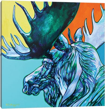 Far Away Eyes Canvas Art Print - Moose Art