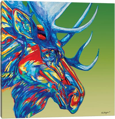 Zenith Canvas Art Print - Moose Art