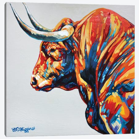 Toro Canvas Print #DHG133} by Derrick Higgins Canvas Art Print