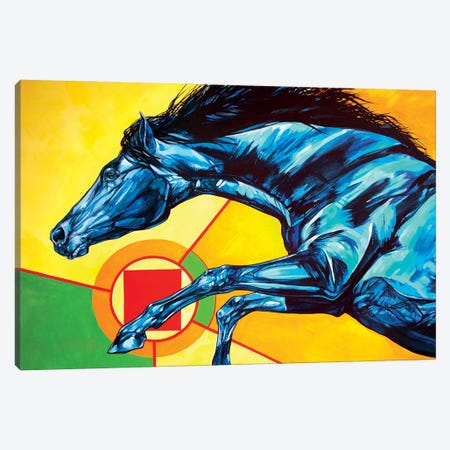 Leaping Horse Canvas Print #DHG135} by Derrick Higgins Canvas Art