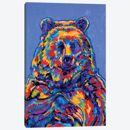 Buddha Bear Canvas Print #DHG27} by Derrick Higgins Canvas Art