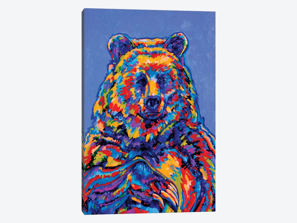 Buddha Bear by Derrick Higgins 1-piece Canvas Artwork