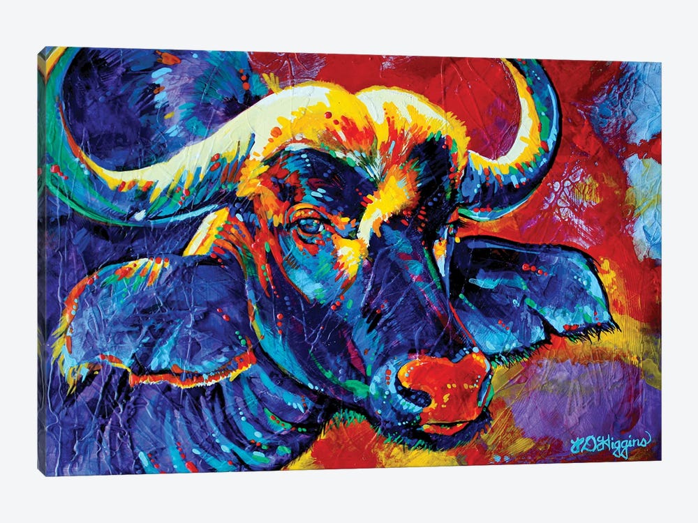 Cape Buffalo by Derrick Higgins 1-piece Canvas Wall Art
