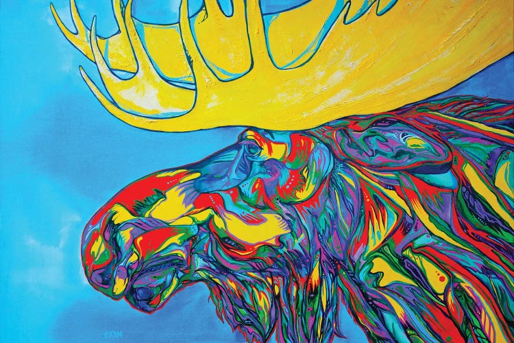 Megamoose by Derrick Higgins wall art