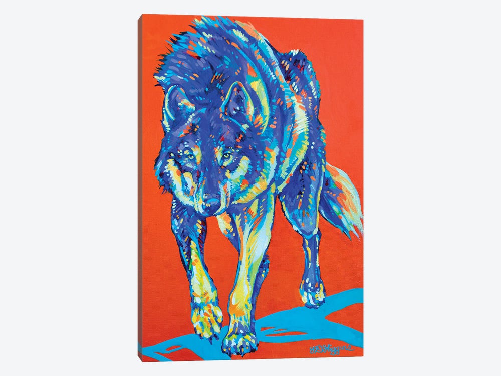 Kootenay Grey Wolf by Derrick Higgins 1-piece Art Print
