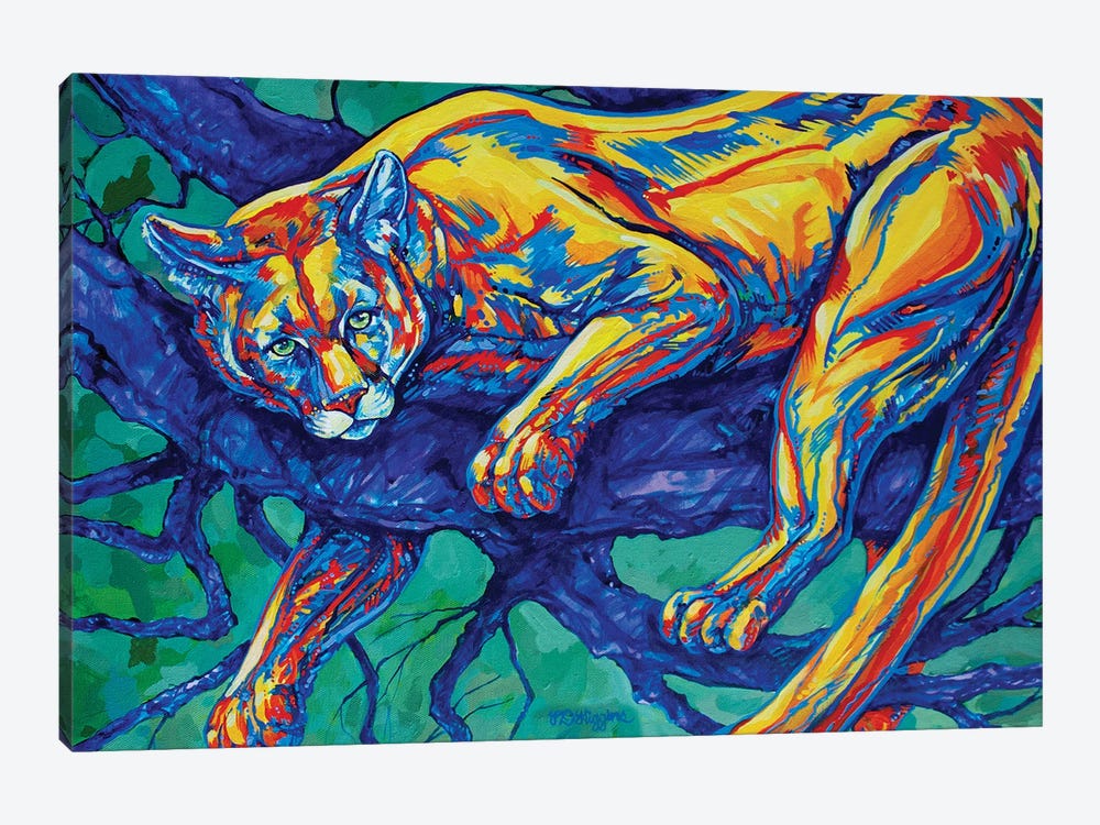 Cougar by Derrick Higgins 1-piece Canvas Art