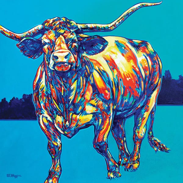 Colorburst: Texas Longhorn by Derrick Higgins
