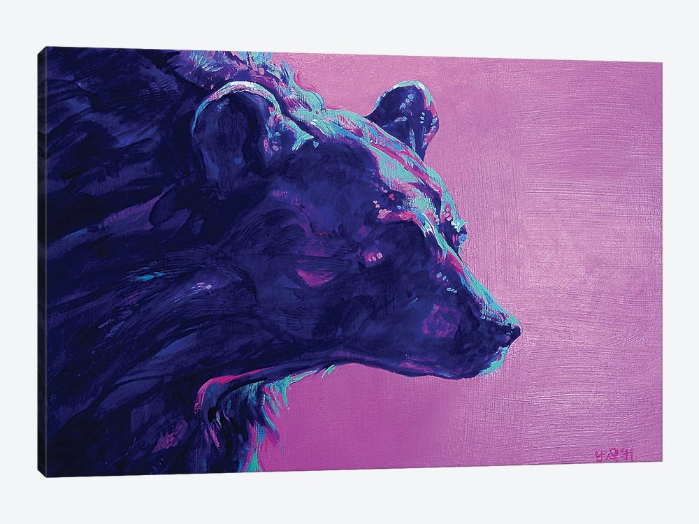 Night Bear by Derrick Higgins 1-piece Canvas Artwork