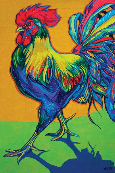 Chickens & Roosters: Rooster Strut by Derrick Higgins
