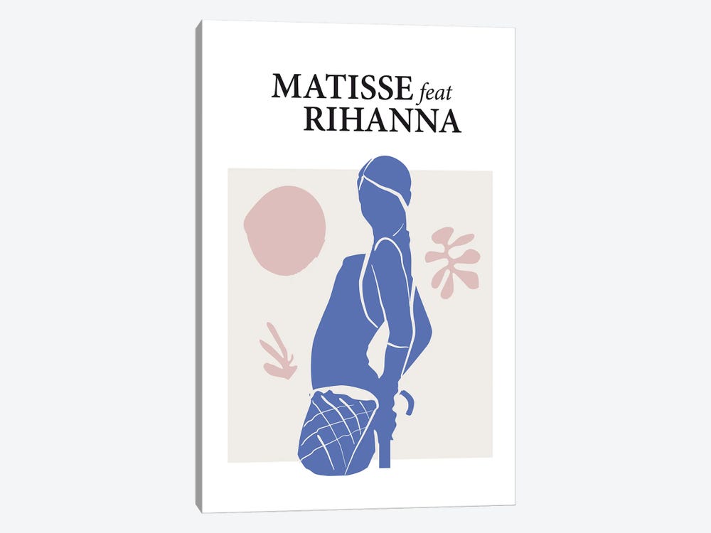 Matisse Feat Rihanna by Dikhotomy 1-piece Canvas Artwork