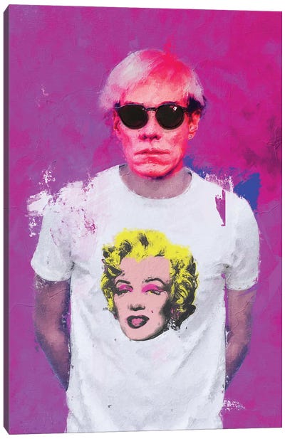 My New Pop Tee Canvas Art Print - Andy Warhol