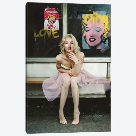 New Marilyn Canvas Print #DHT20} by Dikhotomy Canvas Art