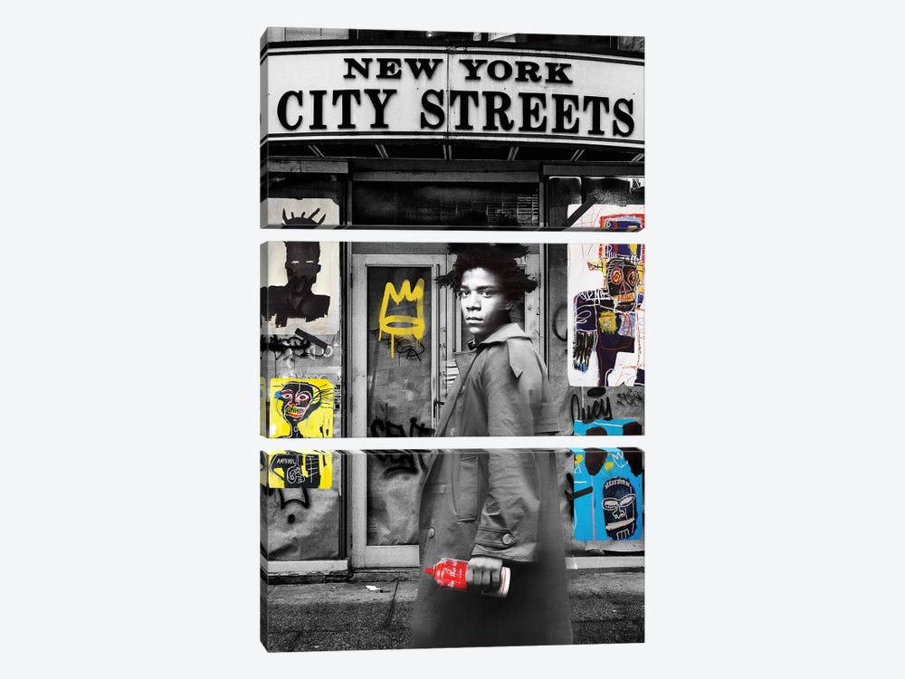 NY City Streets by Dikhotomy 3-piece Canvas Art